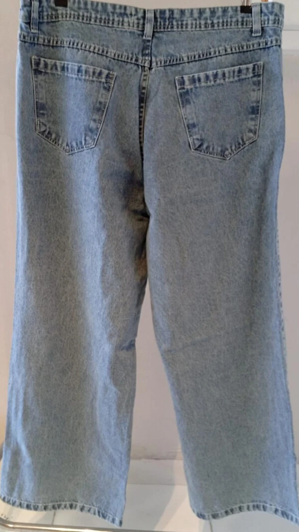 calca jeans widleg strass f