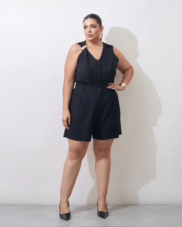 shorts mara alfaiataria de viscose kayla