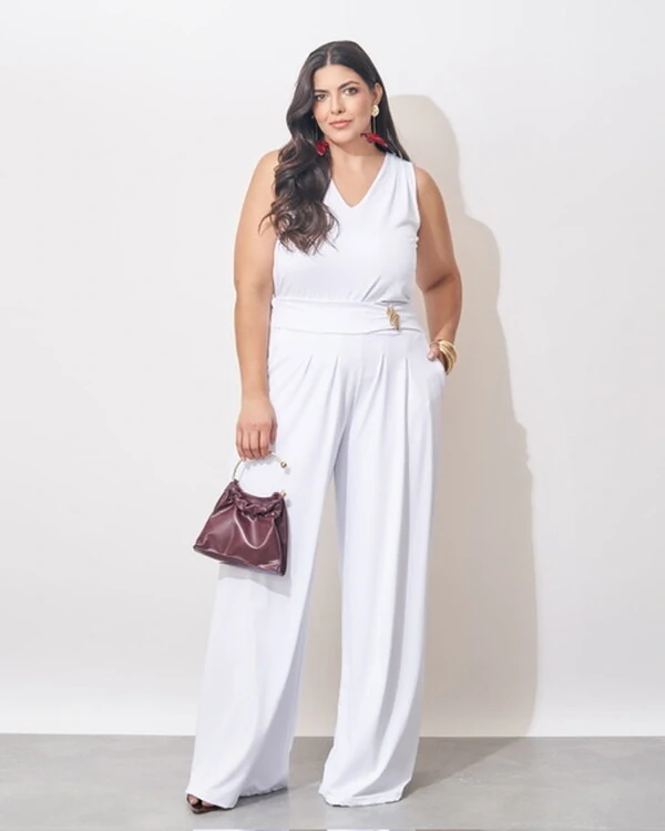 calca poliamida com elastano andreza kayla