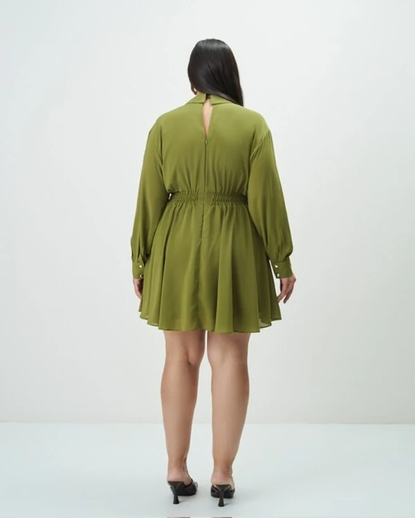 vestido curto camisa chemise quebela