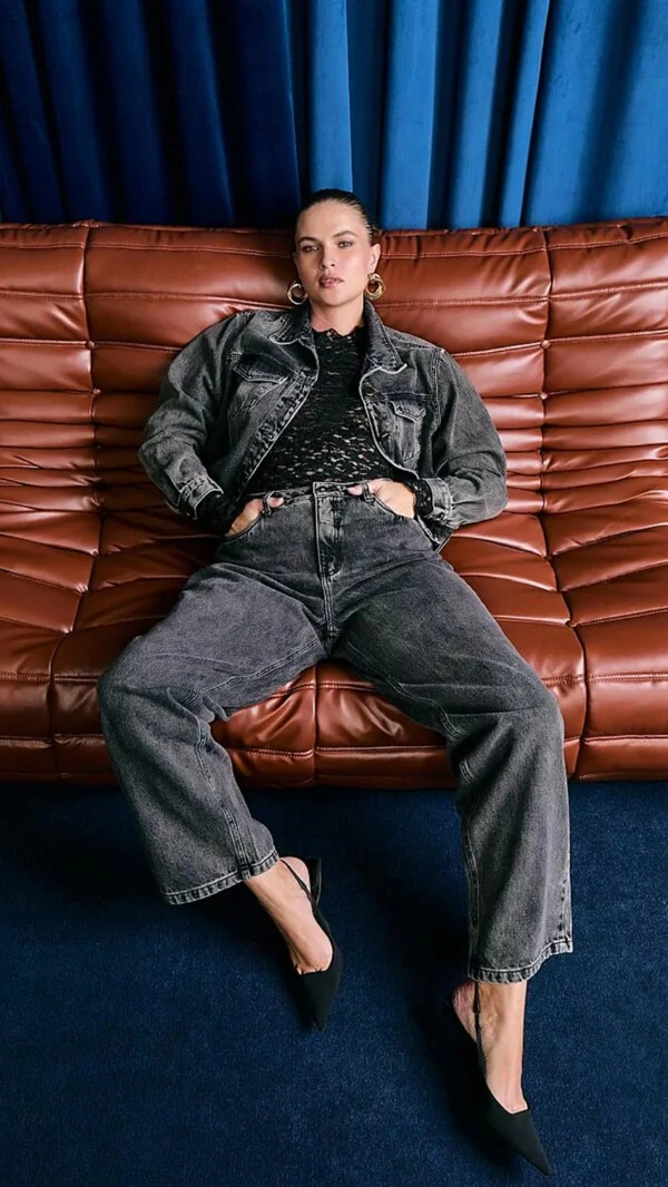 jaqueta jeans black bruna izzat