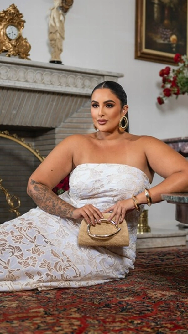 pre venda vestido renda tomara que caia rechilie divas