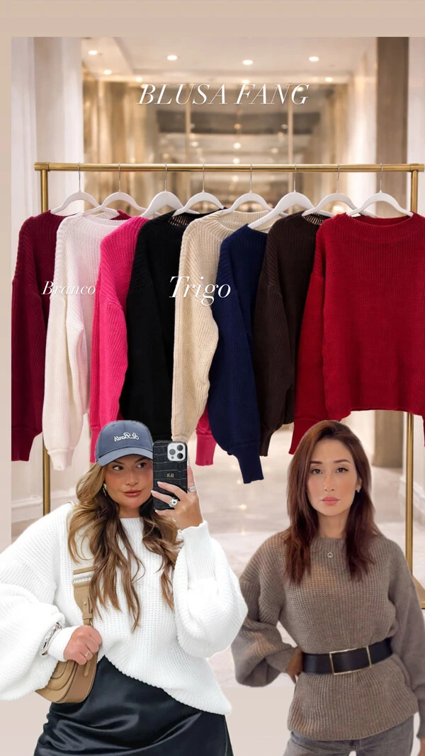 Blusa tricot fang planet