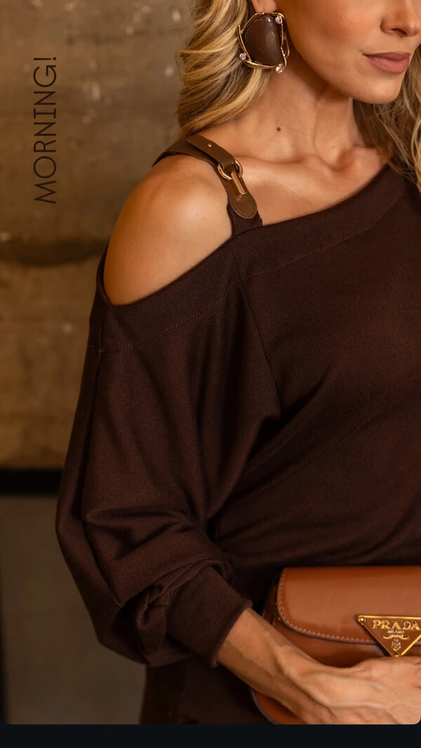 pre venda conjunto canelado com cinto em courino tellos