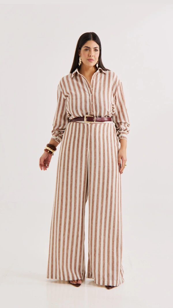 Conjunto stripes euro golden quebela