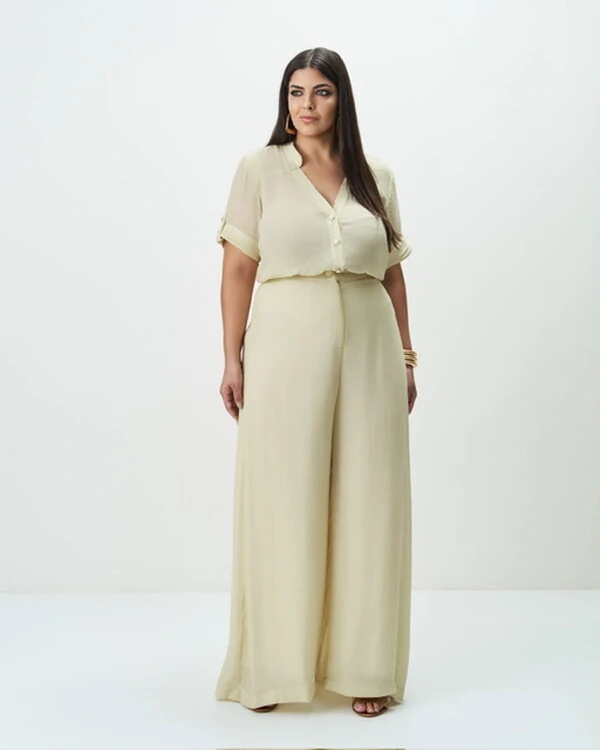 conjunto summer camisa+ calca reta quebela