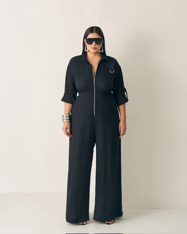 macacao pantalona ziper quebela