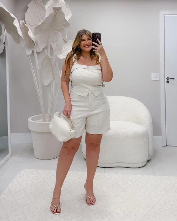 pre venda conjunto linho cru rosamili