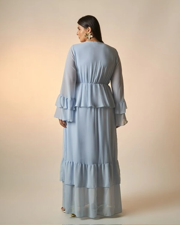 vestido chiffon lina kayla