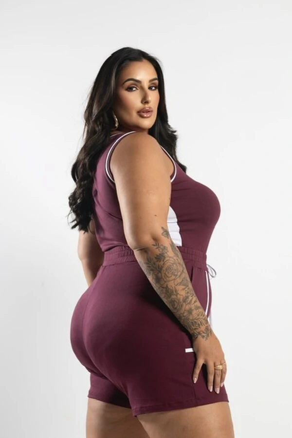 pre venda conjunto malha moletinho bicolor gratidao milan