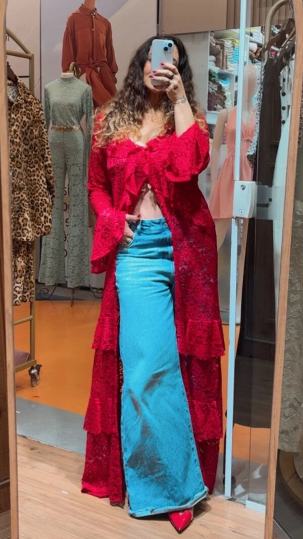 blusa romantic renda veneza brunah