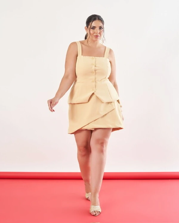 Shorts saia alfaiataria Bell kayla