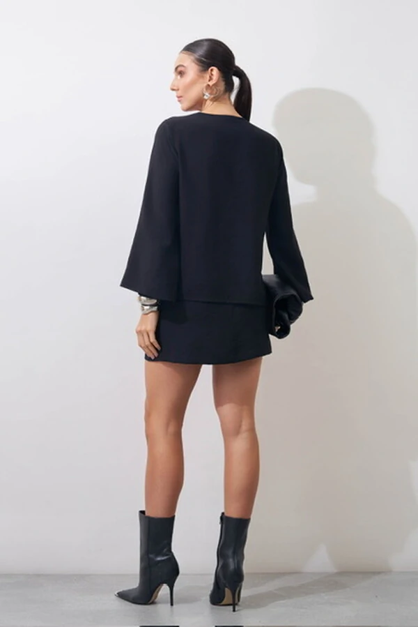 shorts saia monet viscose e poliester kayla