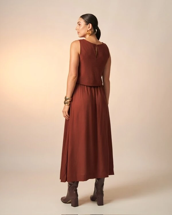 blusa viscose e linho clea kayla