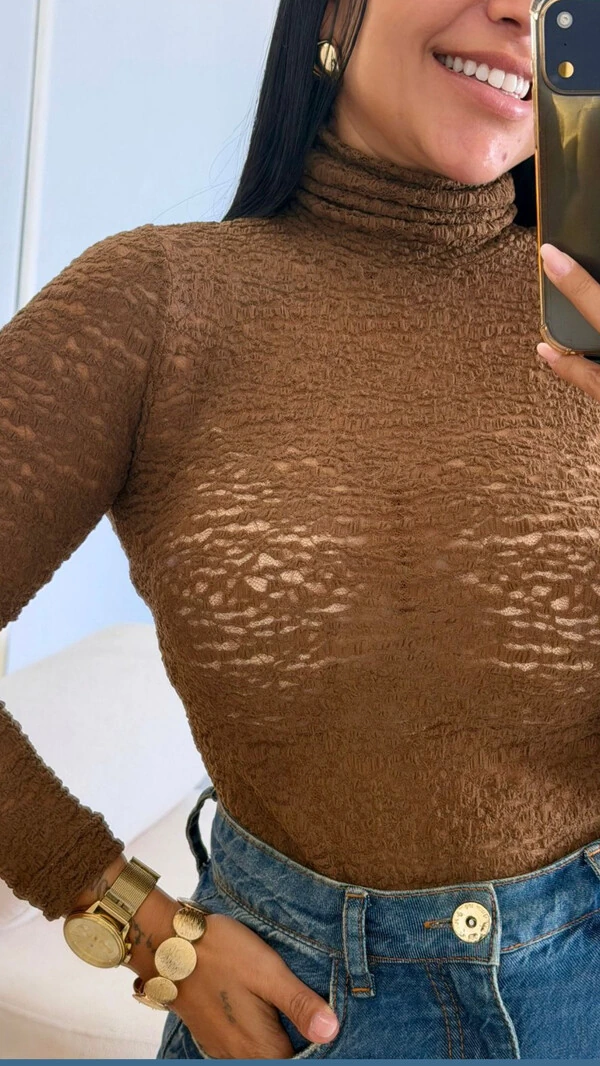 PRE VENDA Blusa renda poliamida tellos