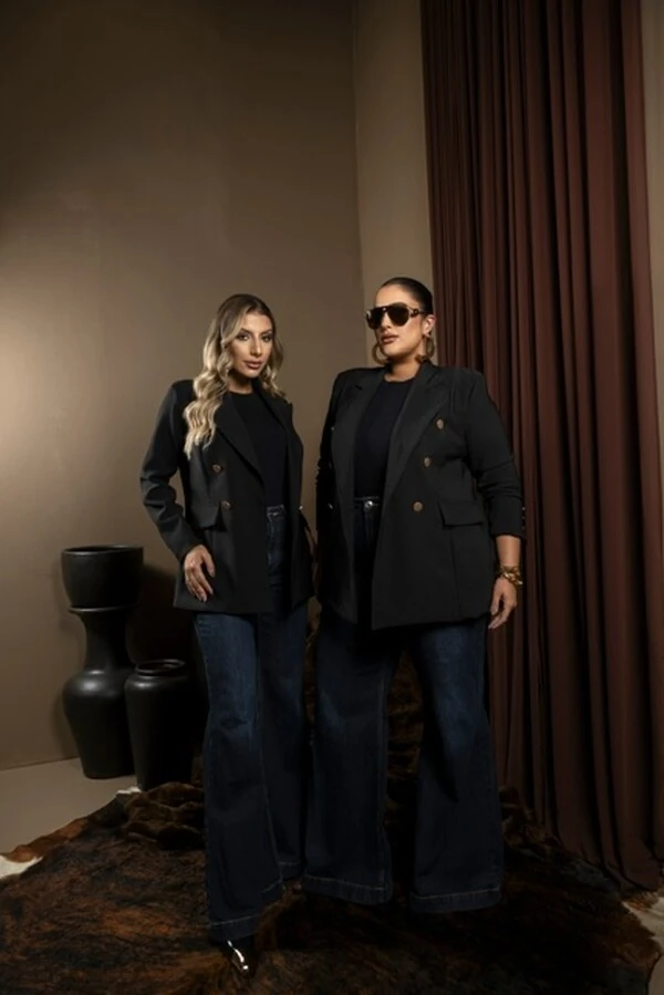 pre venda blazer alfaiataria alongado divas