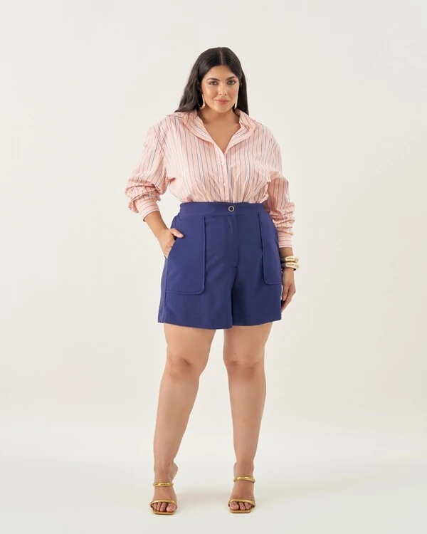 shorts alfaiataria charger quebela