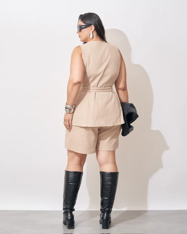 colete kelly algodao viscose linho kayla