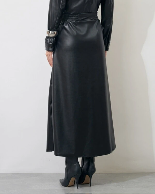 camisa courino com bolso over kayla