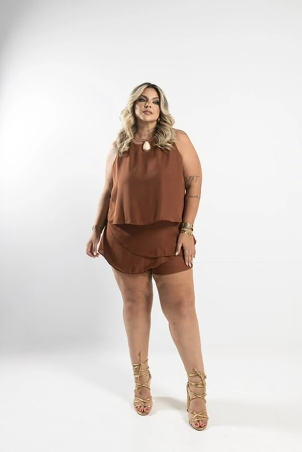 vestido macaquinho crepe calmaria milan