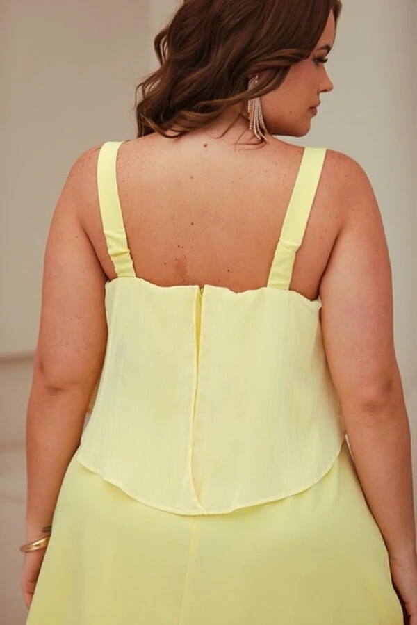 vestido amalfi em chiffon upper