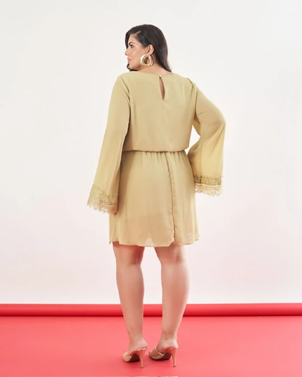 Vestido lace chiffon kayla