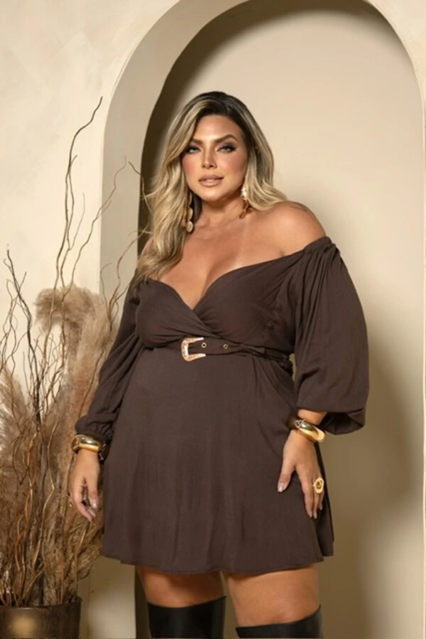 pre venda vestido macaquinho com cinto milan