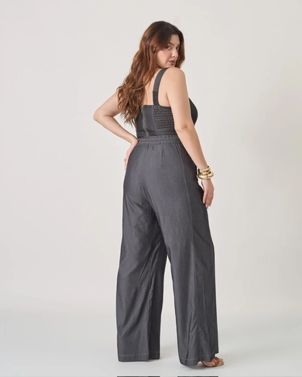 cropped corset denim spandex upper