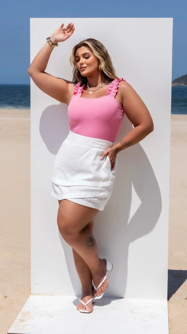 pre venda saia shorts embutido alfaiataria sarjado mr fr