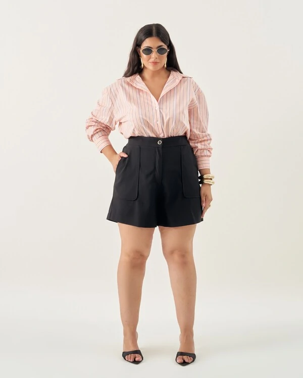 camisa listrada collors quebela
