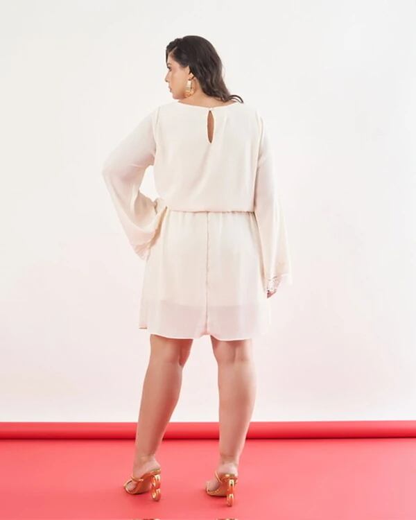 Vestido lace chiffon kayla