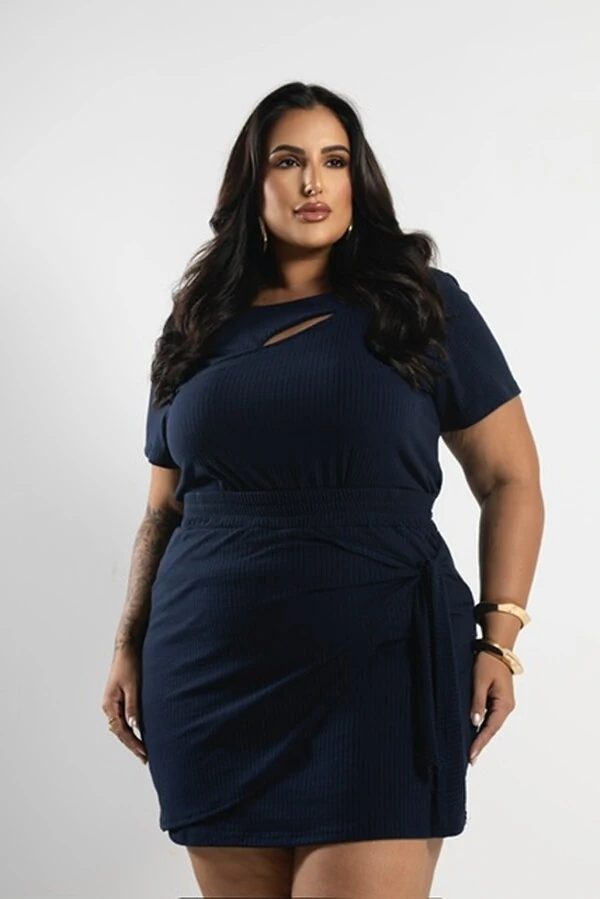 pre venda conjunto malha canelada cut aconchego milan