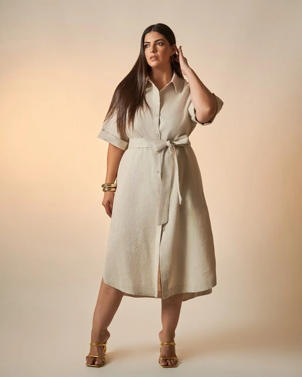 vestido chemise perla kayla