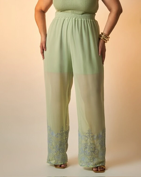 calca mendi bordada liocel kayla