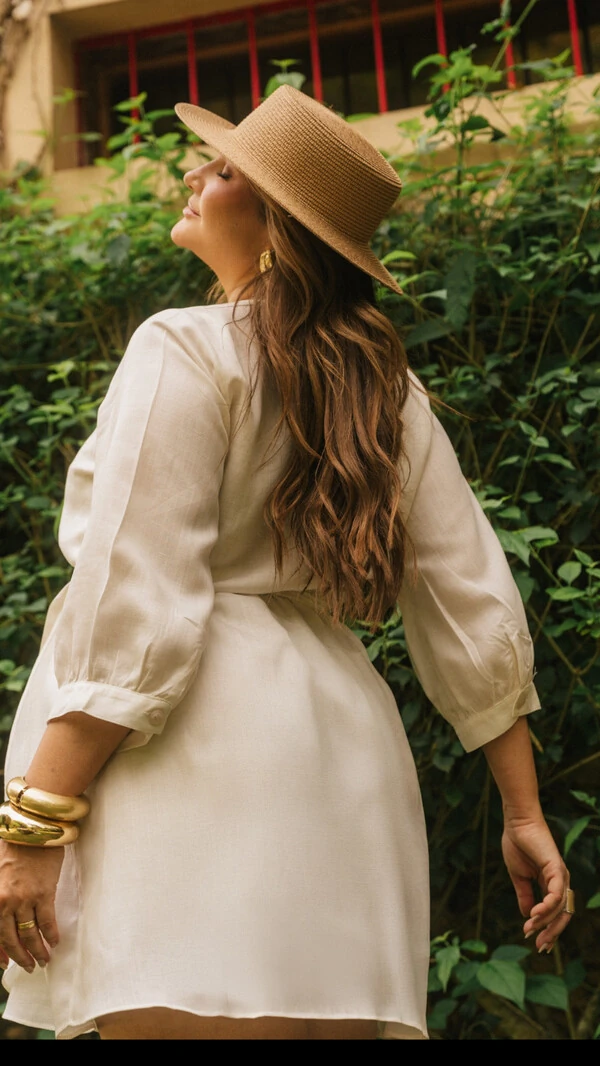 vestido curto liocel transpassado collab kayla