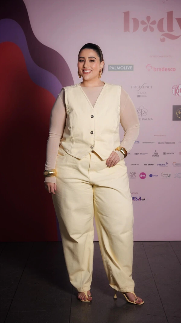 colete jeans amarelo manteiga izzat