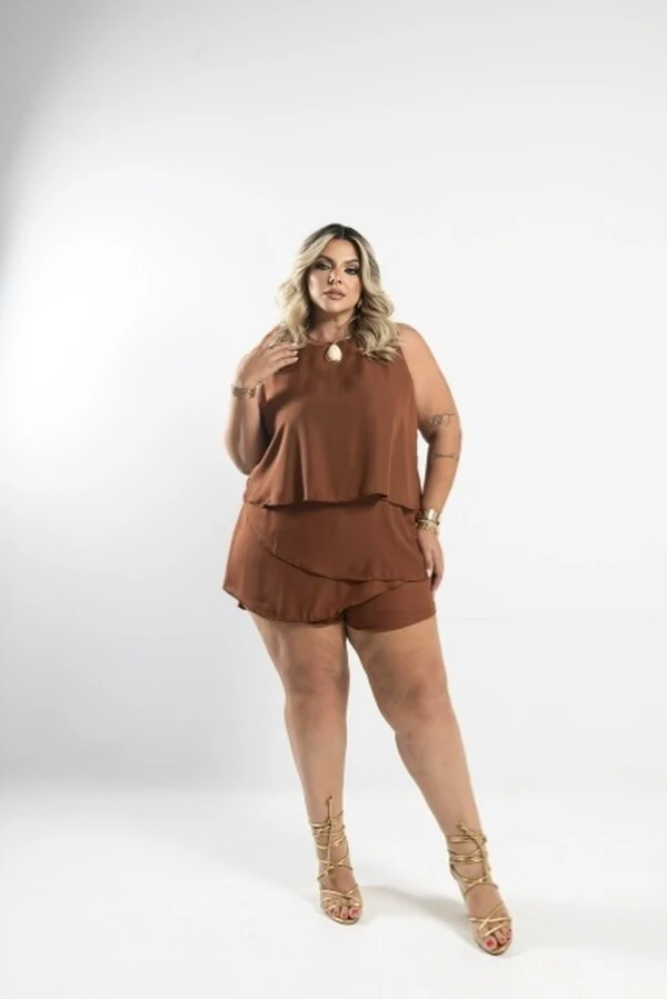 vestido macaquinho crepe calmaria milan