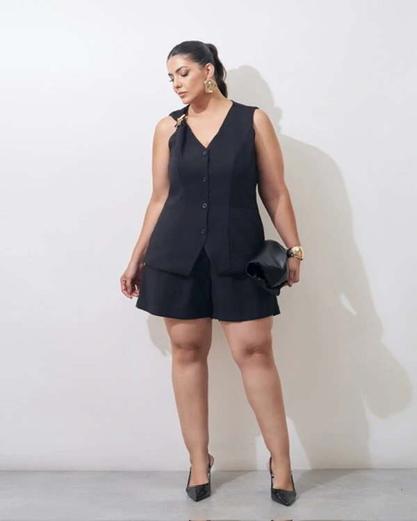 shorts mara alfaiataria de viscose kayla