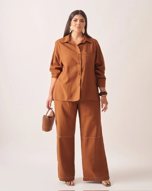 camisa moema alfaiataria viscose e costura prespontada kayla