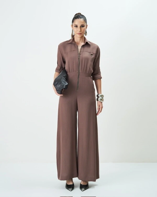 macacao pantalona ziper quebela