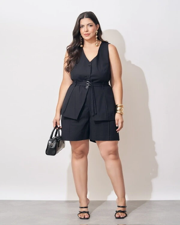 colete kelly algodao viscose linho kayla