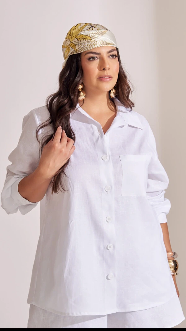 camisa linho collab kayla