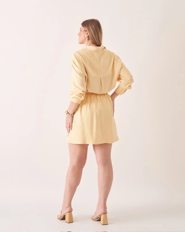 Saia shorts viscolinho poll kayla