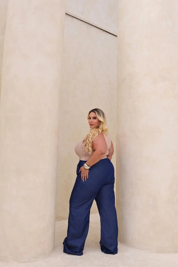 cropped poliamida amni luana f