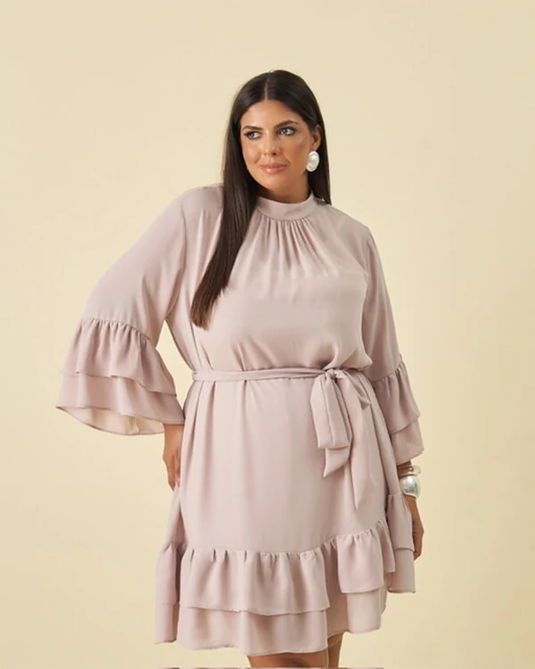 Vestido francis crepe kayla