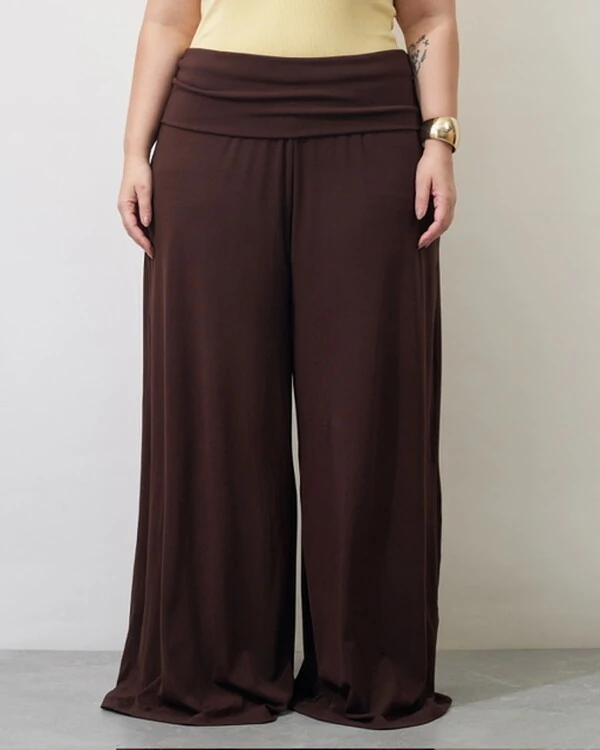 calca tricot cos largo kayla