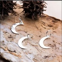 Pingente Meia Lua Prata 925