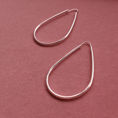 FotoBrinco Argola Gota Prata