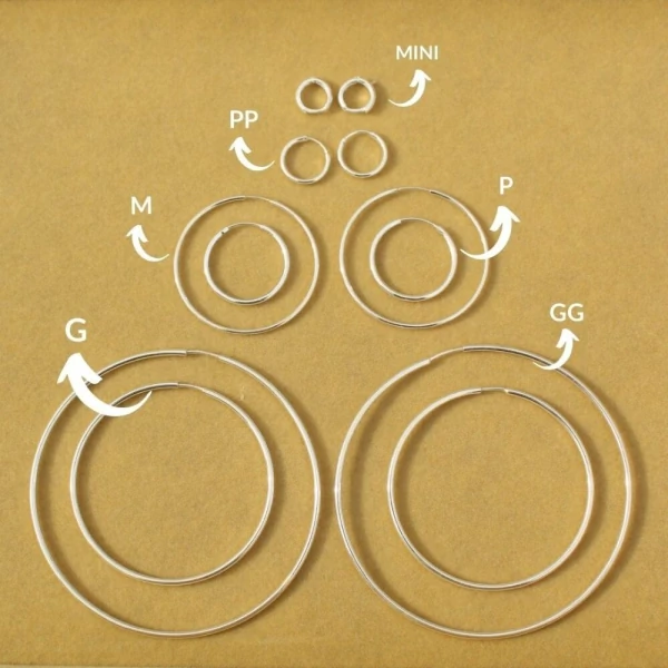 Argola Pequena Prata 925