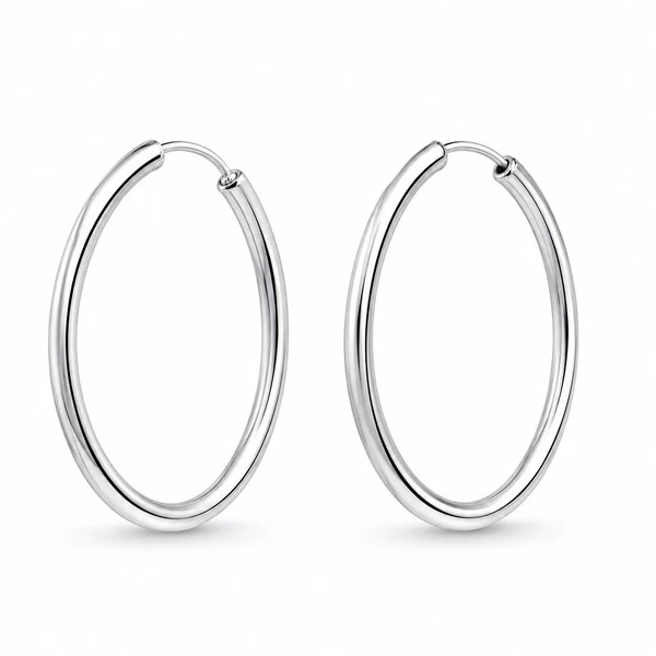 Argola GG Prata 925